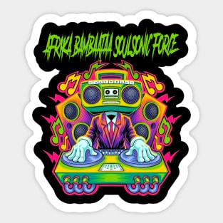 AFRIKA BAMBAATAA & SOULSONIC FORCE RAPPER Sticker